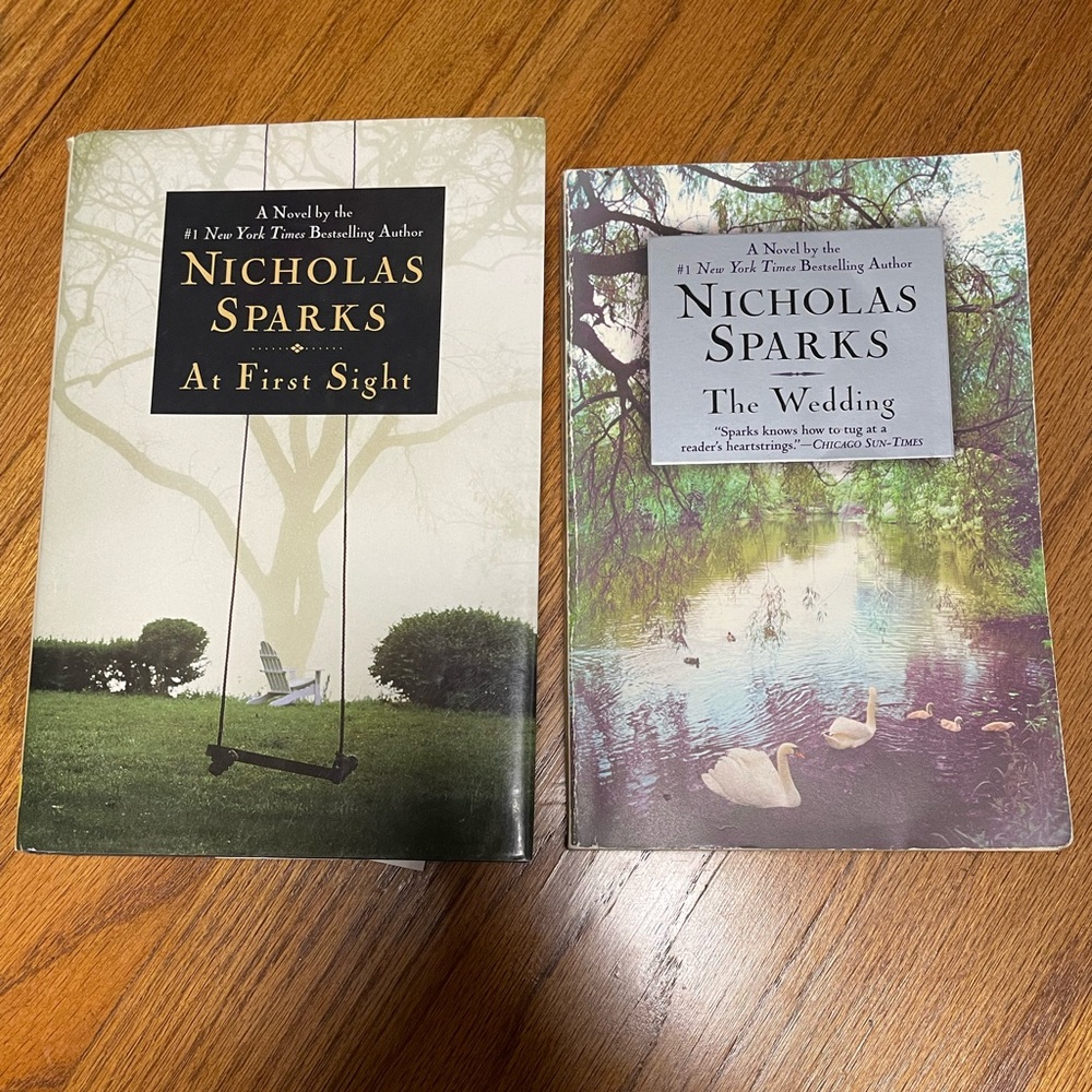 Two Nicholas Sparks books